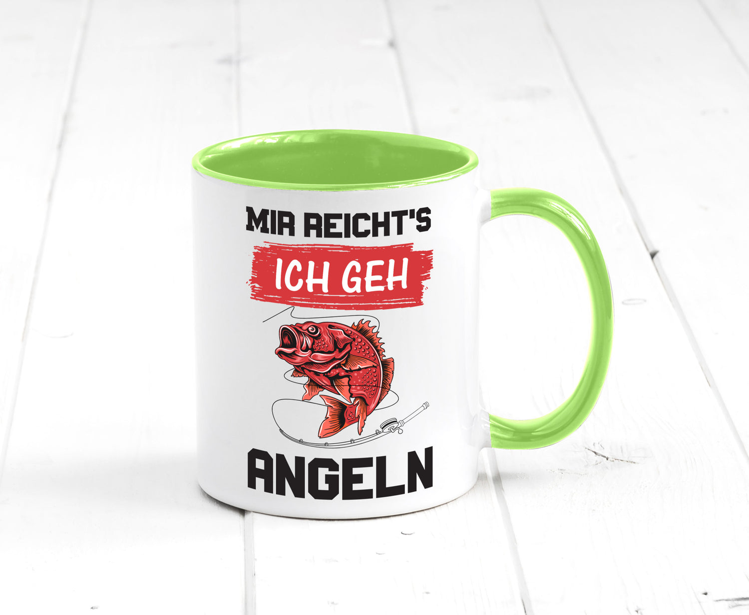 Ich geh angeln | Angler Tasse Fisch Fischer Humor lustig Geschenkidee Geschenk