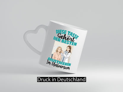 Im Universum: Akustikerin | Akustik Hörgeräteakustik Geschenk Humor