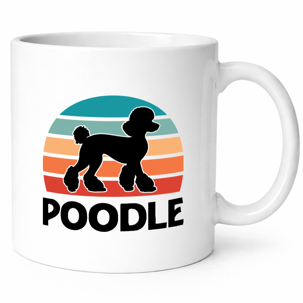Poodle Vintage | Sunset Hundeliebhaber lustiger Spruch Geschenk Tierliebhaber