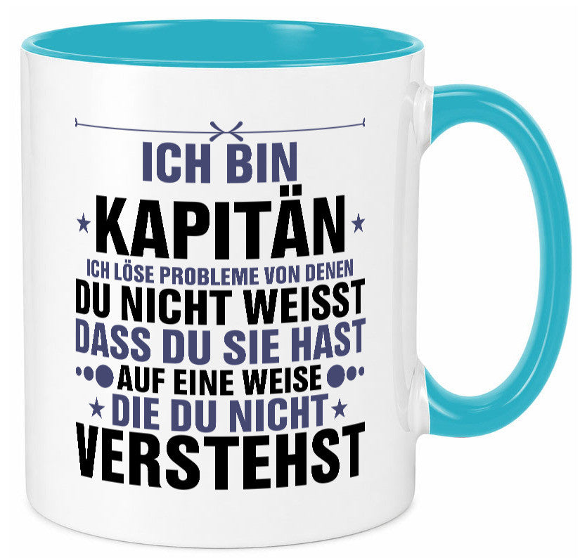 Löse Probleme: Kapitän | Schiffskapitän Schiff v2 Geschenk Humor Geschenkidee