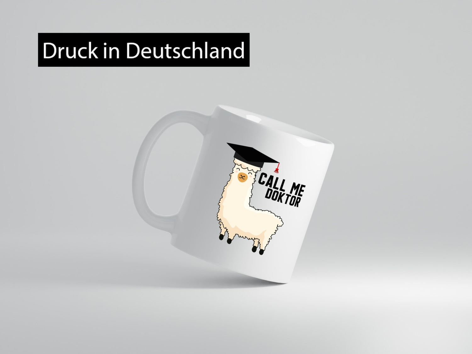Call me Doktor | Lama Arzt Krankenhaus Abschluss Humor Geschenkidee Tasse