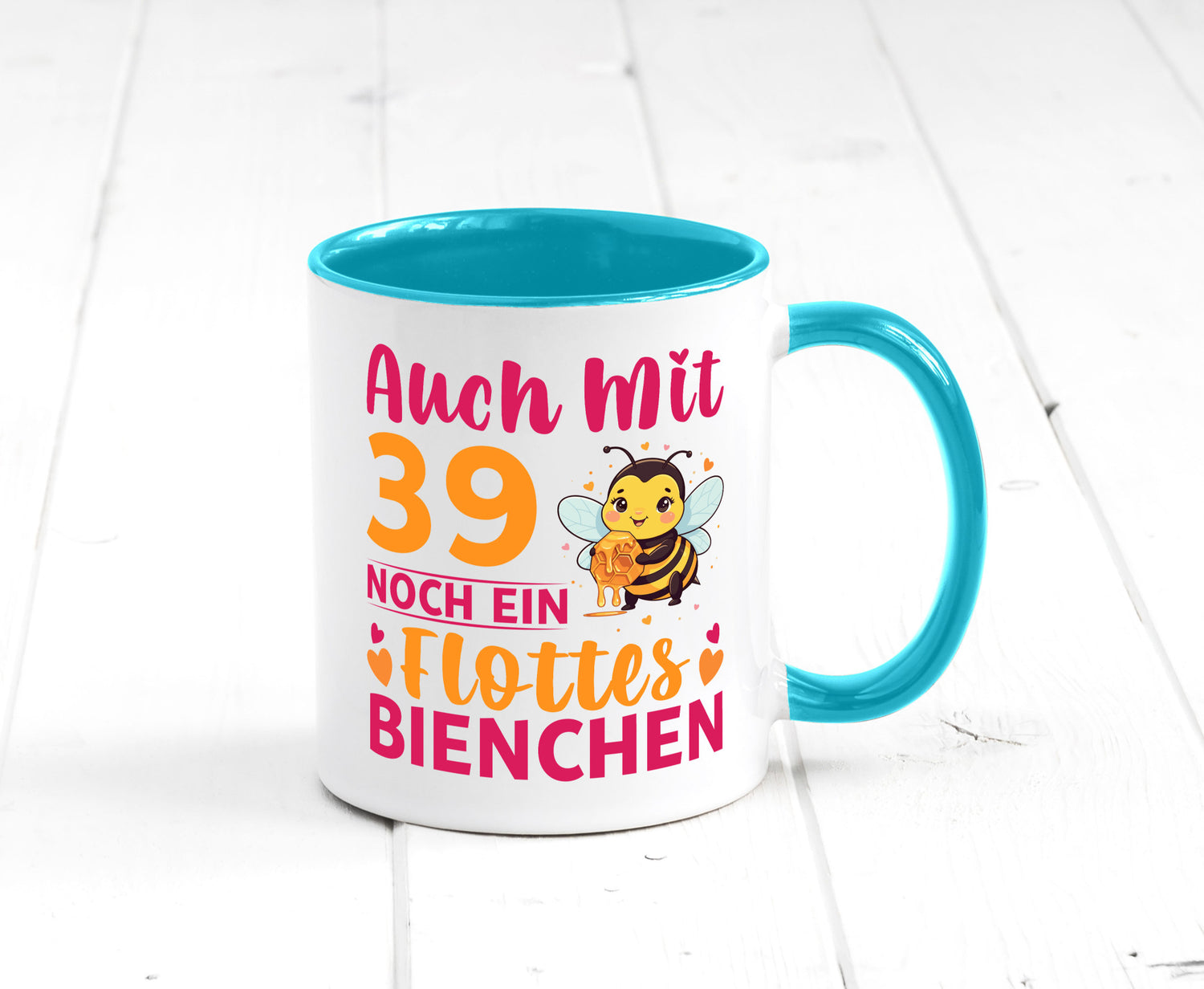 39. Geburtstag | Flottes Bienchen 39 Jahre lustiger Spruch Geschenk