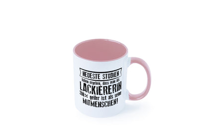 Neuste Studien: Lackiererin | lackieren Humor Geschenkidee Tasse
