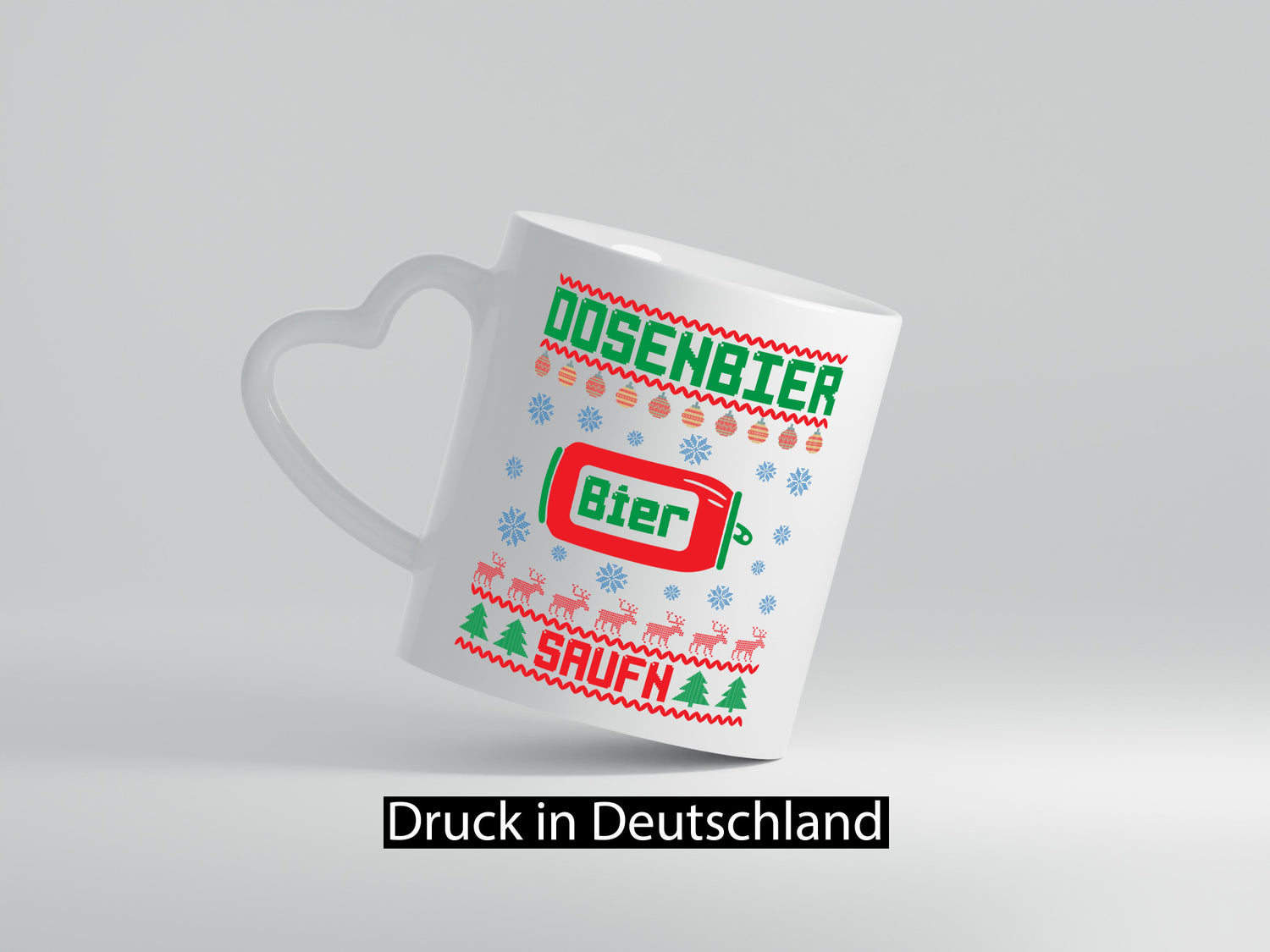 Dosenbier Saufn | Ugly Christmas Weihnachten Humor Geschenkidee Tasse