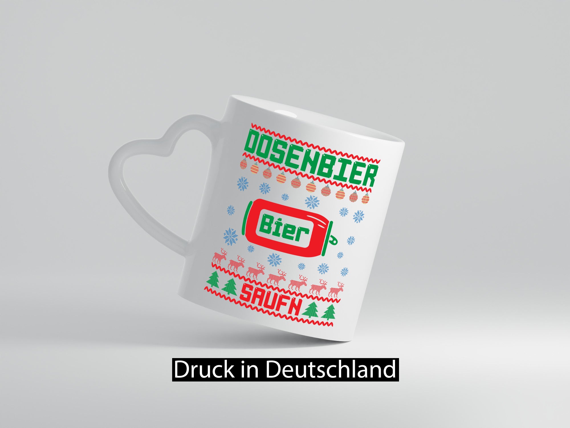 Dosenbier Saufn | Ugly Christmas Weihnachten Humor Geschenkidee Tasse