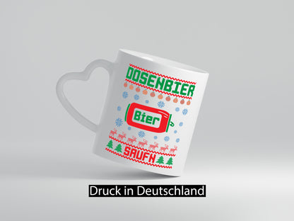 Dosenbier Saufn | Ugly Christmas Weihnachten Humor Geschenkidee Tasse