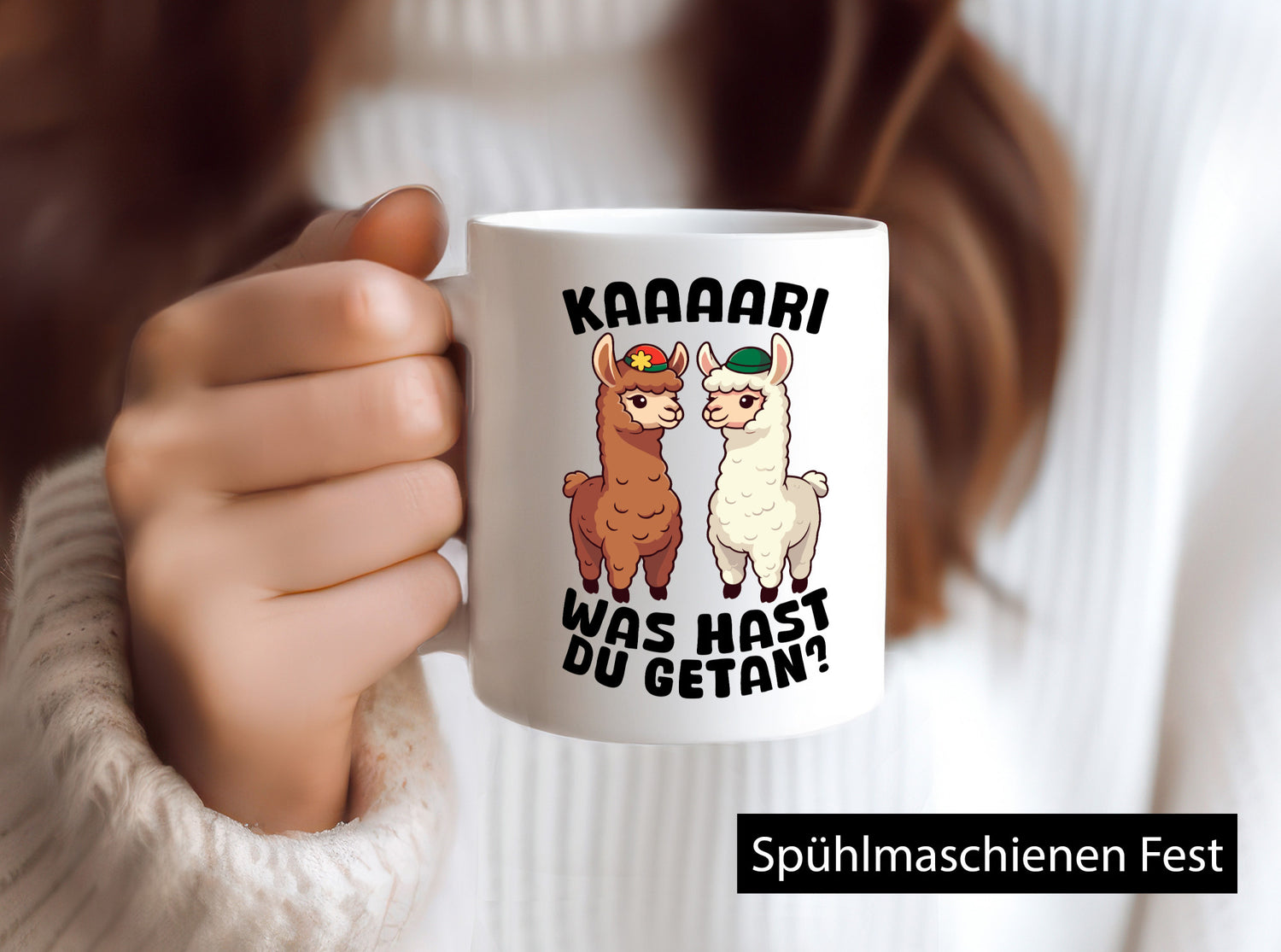 Lamas | Karl was hast du getan Lustiges Lama Geschenk Humor Geschenkidee