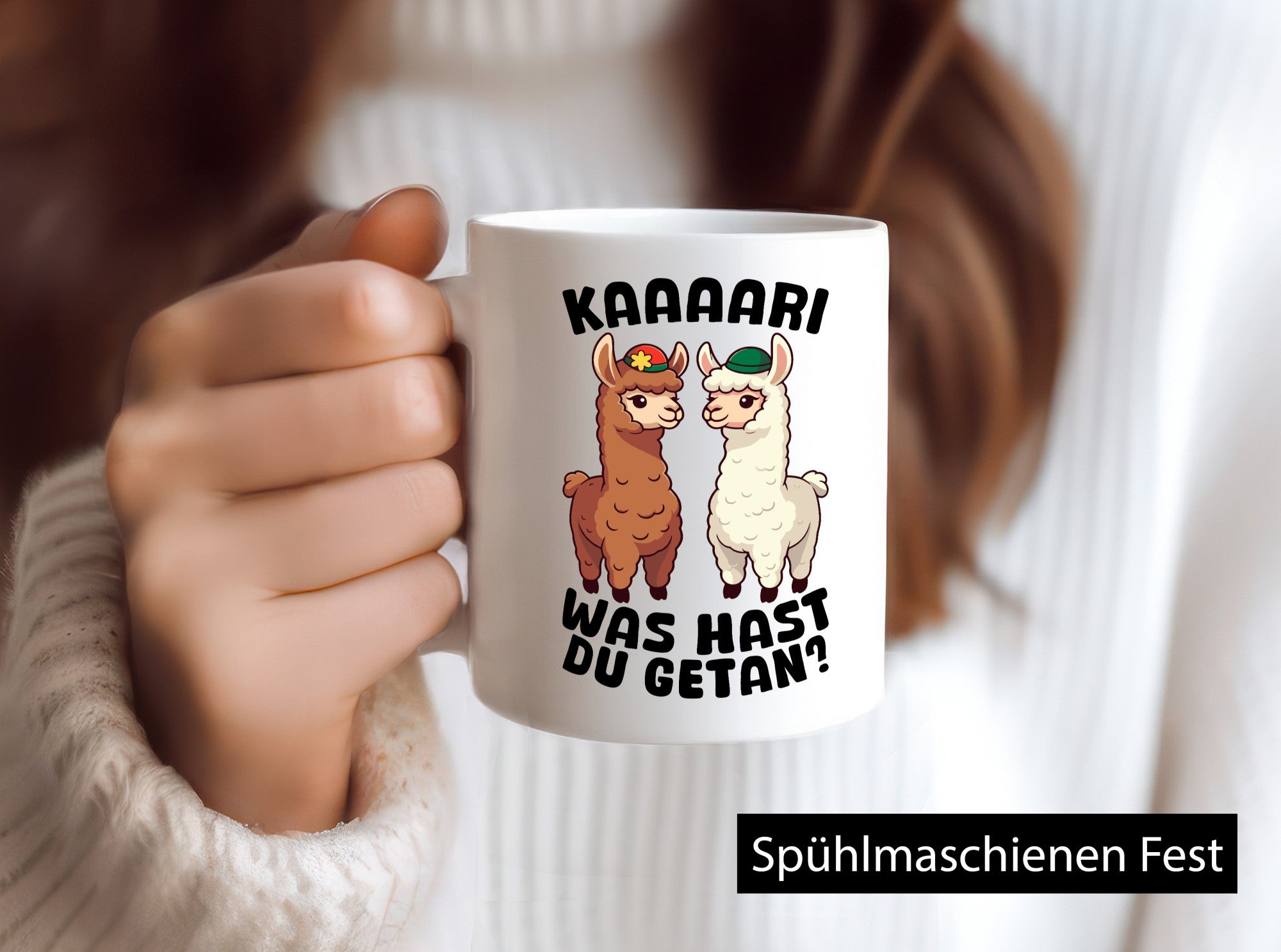 Lamas | Karl was hast du getan Lustiges Lama Geschenk Humor Geschenkidee