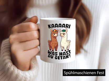 Lamas | Karl was hast du getan Lustiges Lama Geschenk Humor Geschenkidee