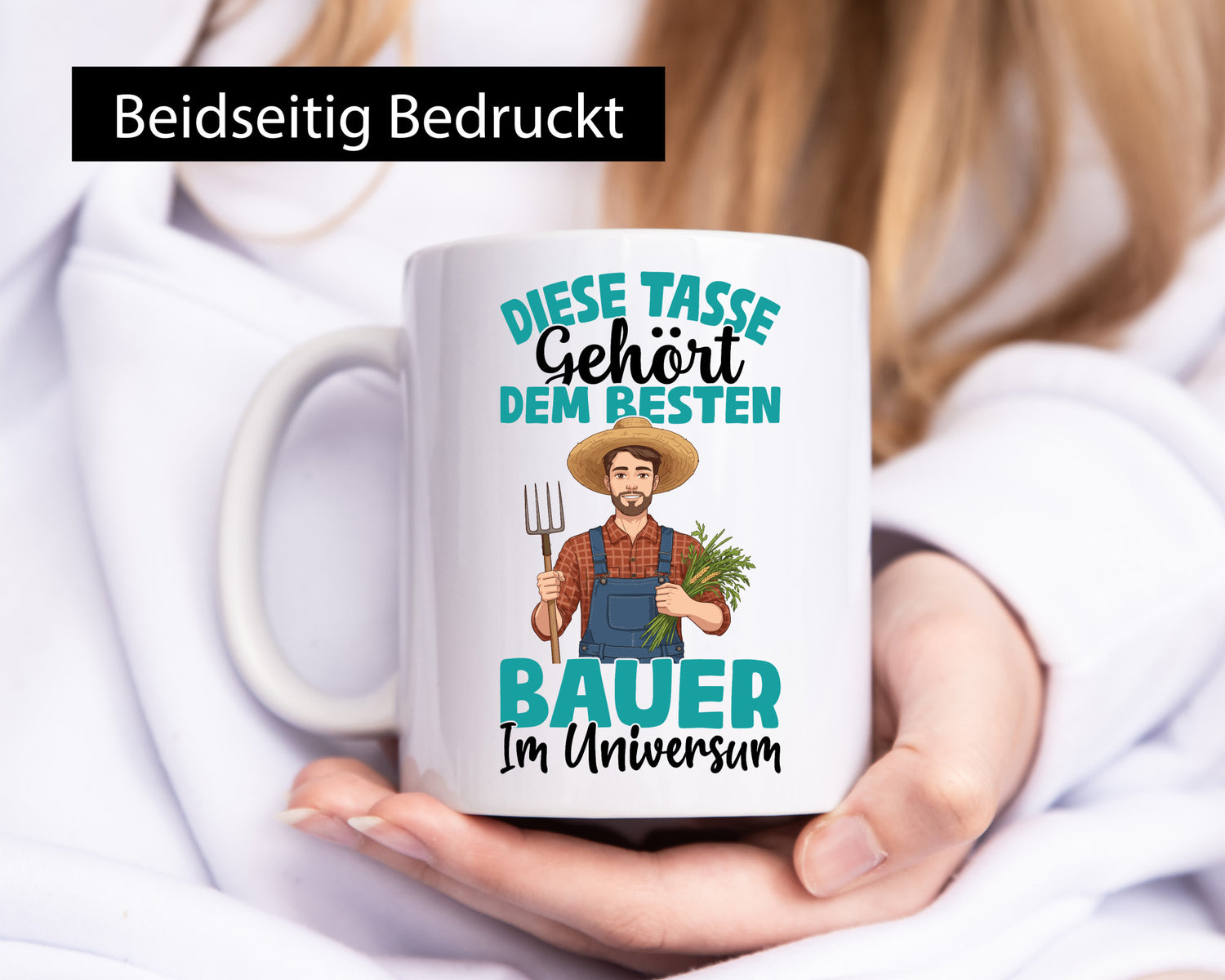 Im Universum: Bauer | Bauernhof Landwirtschaft lustiger Spruch Geschenk Humor