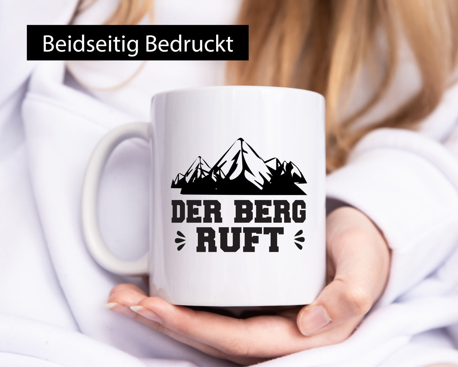 Der Berg ruft | Alpen Tasse Wanderer Bergsteiger Humor Geschenkidee