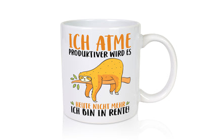 Ich bin in Rente! | Faultier Produktiv Ruhestand Humor Jubiläum Geschenkidee