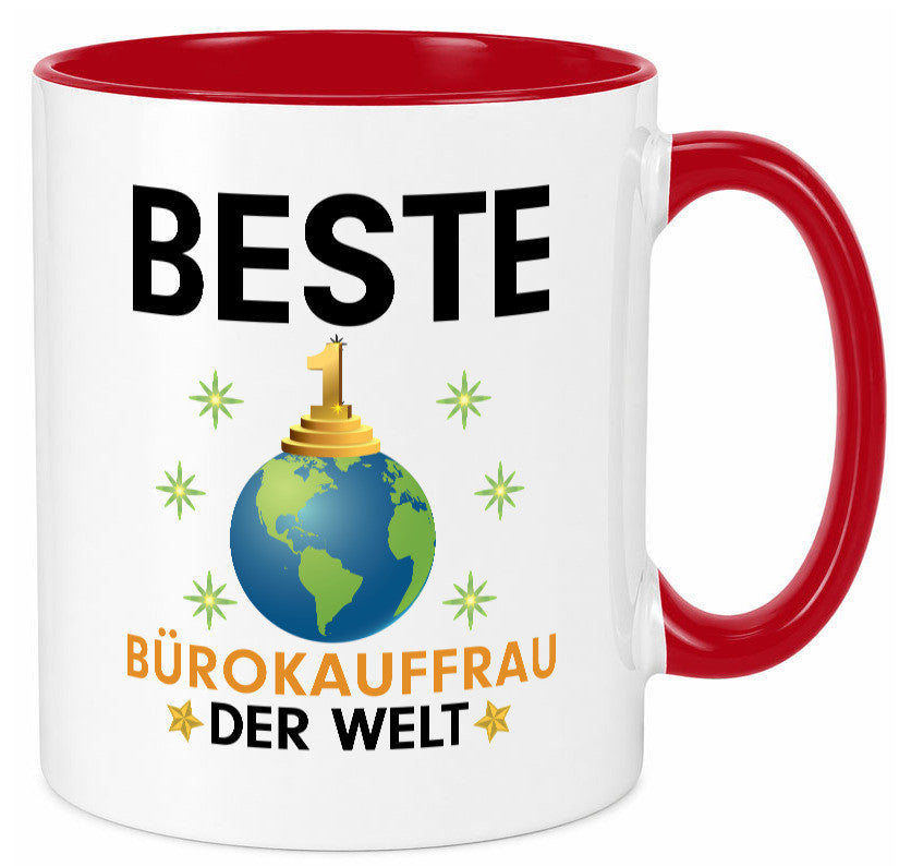 Welt Beste Bürokauffrau | Kauffrau Geschenk Arbeit Kollegen Büro lustiger