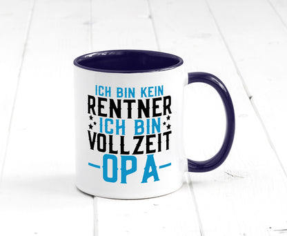 Rentner | Vollzeit Opa Pension Ruhestand Großvater lustiger Spruch Geschenk