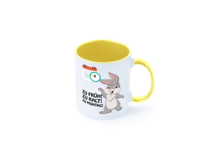 Kalter Montag Geschenkidee Humor Tasse
