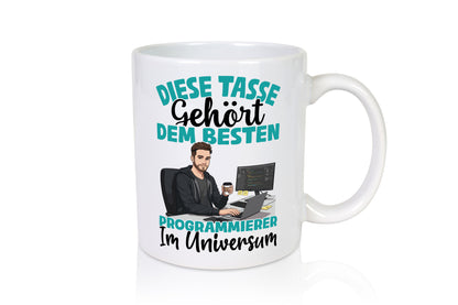 Im Universum: Programmierer | Software Entwickler Humor Geschenkidee Tasse