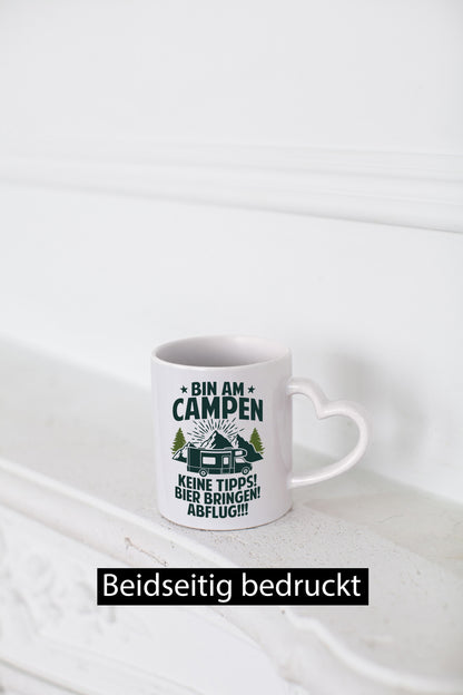 Bin am Campen | Wohnmobil Natur lustiger Spruch Geschenk Humor Geschenkidee