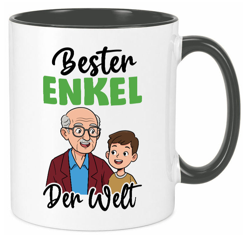 Bester Enkel | Großmutter Großvater Oma Opa lustiger Spruch Geschenk Familie