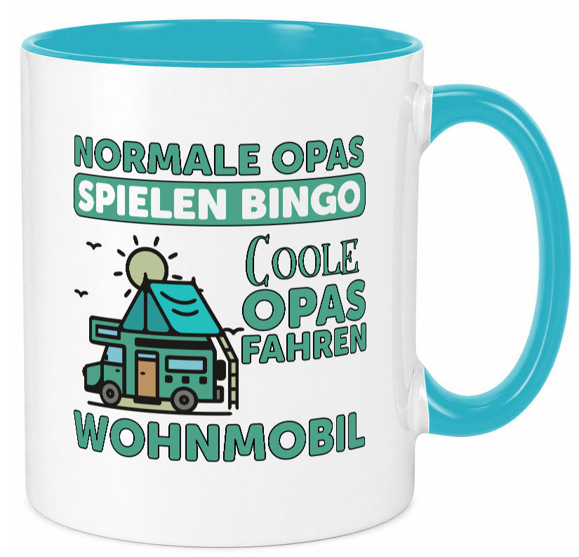 Opas spielen Bingo, coole fahren Wohnmobil | Vögel Geschenk Familie