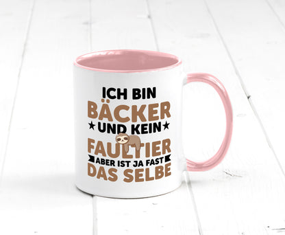 Ich bin kein Faultier: Bäcker | Bäckerei Backen Konditor Humor Tierliebhaber