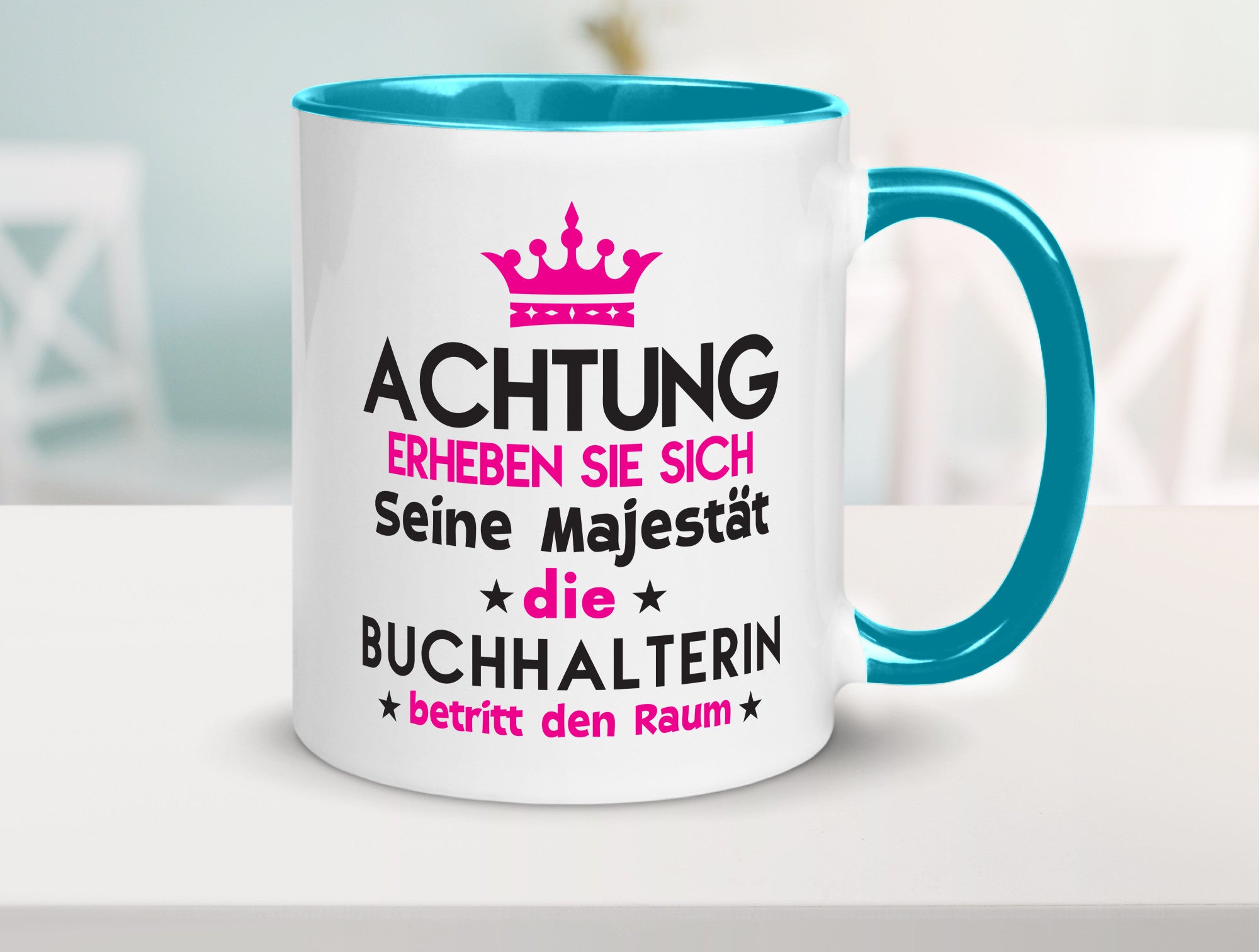 Seine Majestät Buchhalterin | Buchhaltung Humor Geschenkidee Tasse