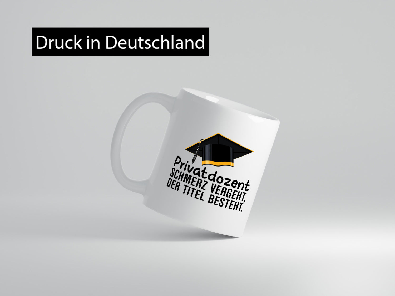 Privatdozent | Der Titel besteht Beachlor Humor Geschenkidee Tasse
