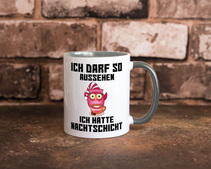 Nachtschicht Eule | Spruch Arbeit müde Nachtjob Geschenkidee Kollegen Büro