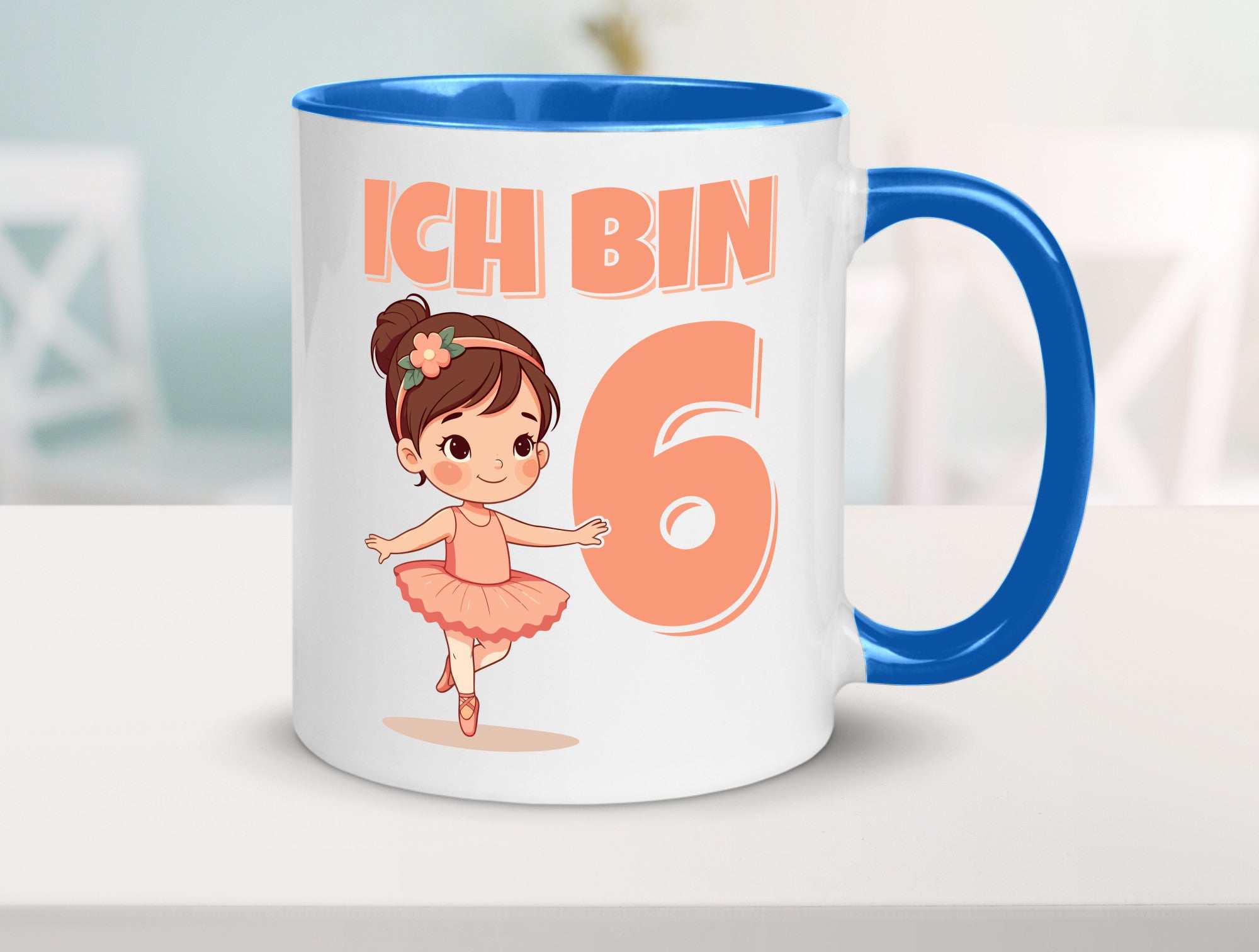 6 Geburtstag | Jahre Ballerina Mädchen Ballet lustig Geschenkidee Geschenk Tasse