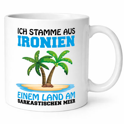 Am Sarkastischen Meer Geschenkidee Humor Tasse