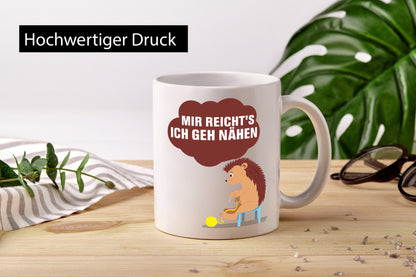 Ich geh nähen | Näherin Tasse Schneider Schneiderin Geschenkidee Humor