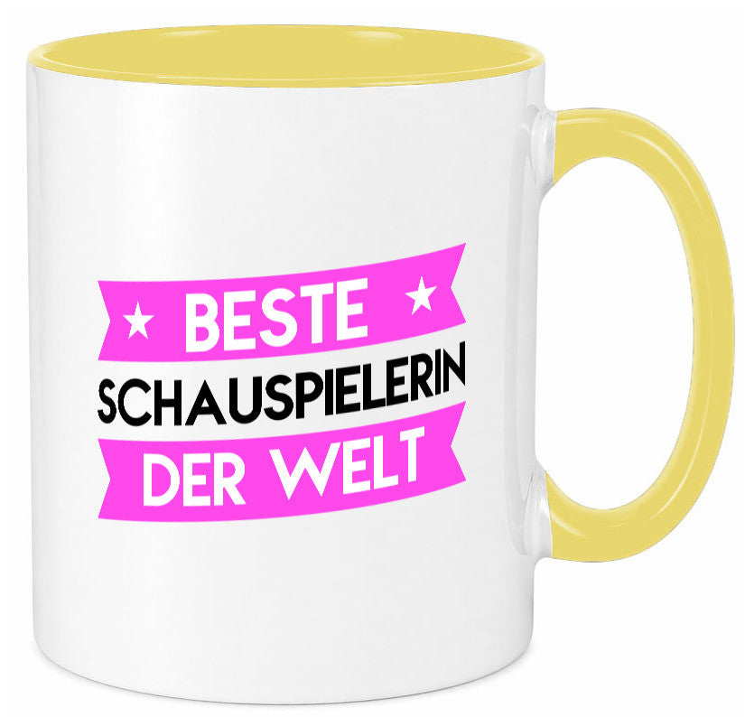 Beste Schauspielerin | Theater lustiger Spruch Geschenk Humor Geschenkidee Tasse