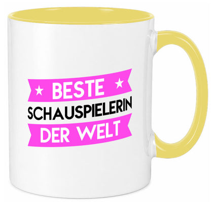 Beste Schauspielerin | Theater lustiger Spruch Geschenk Humor Geschenkidee Tasse