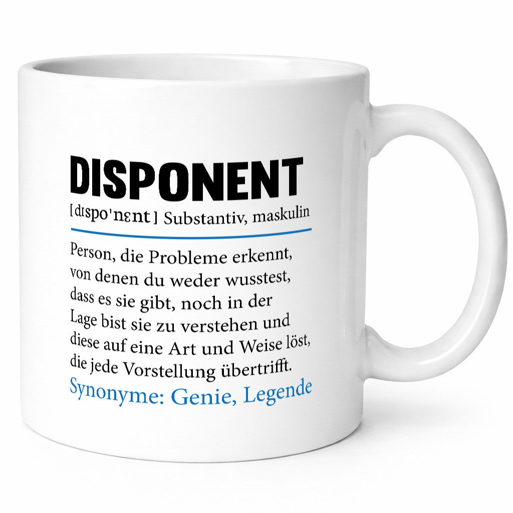 Disponent Humor | Beruf Spruch Zuteiler lustig Arbeit Kollegen Büro Geschenk