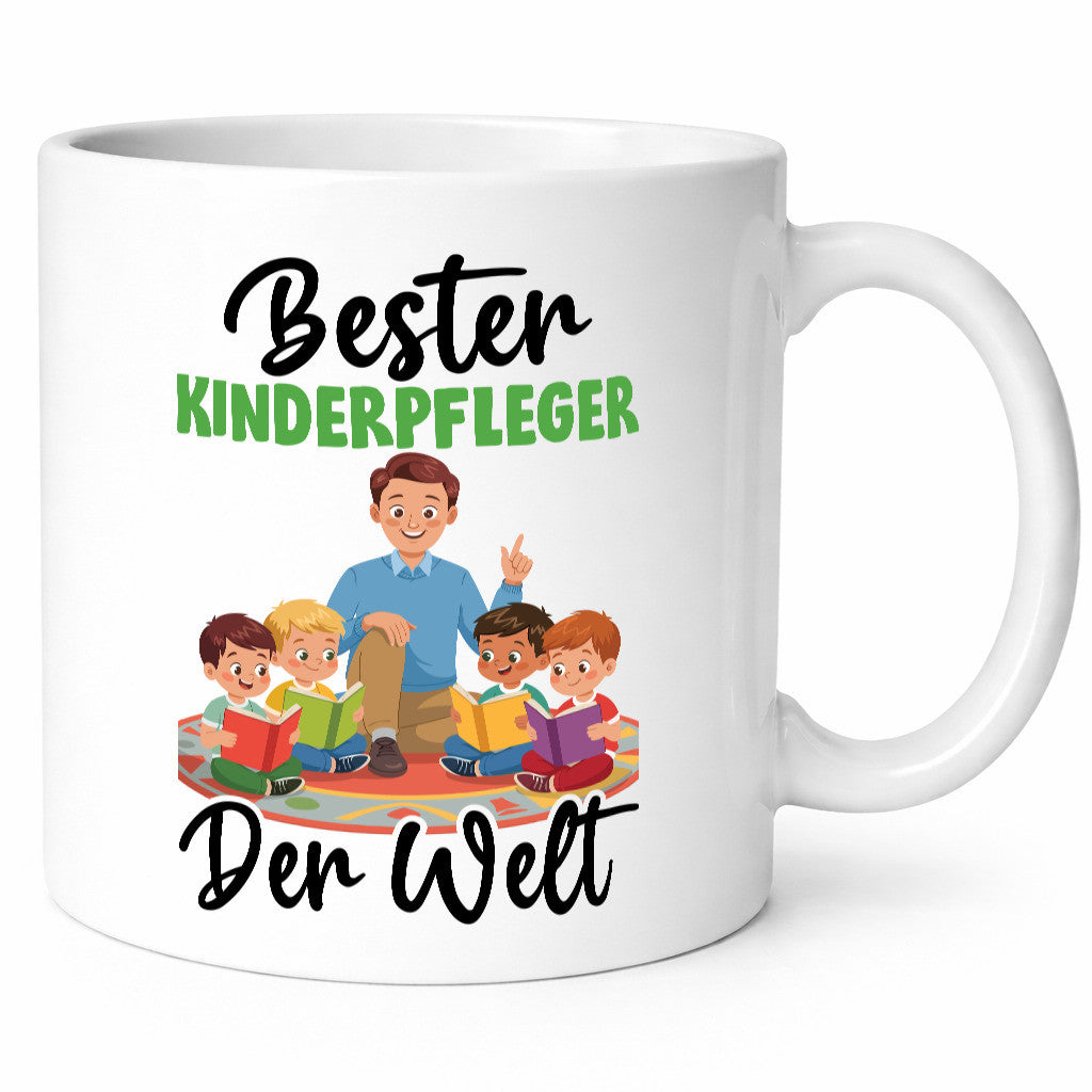 Bester Kinderpfleger | Pfleger Kinder Humor Geschenkidee Tasse