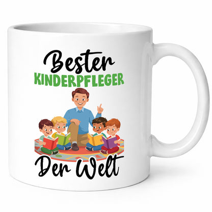 Bester Kinderpfleger | Pfleger Kinder Humor Geschenkidee Tasse
