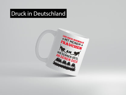 Mein Frauchen | Frauen Tasse Hundebesitzerin Spruch lustiger Geschenk