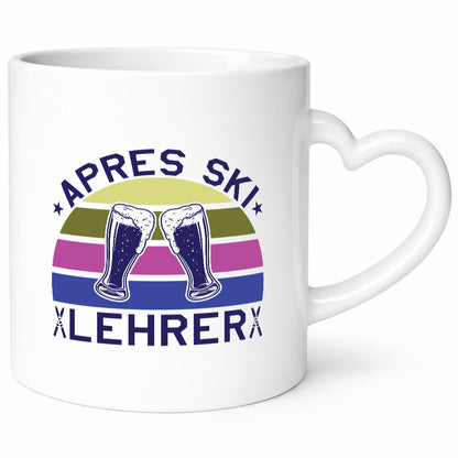 Apres Ski Lehrer | Biergläser Skier lustiger Spruch Geschenk Humor Geschenkidee
