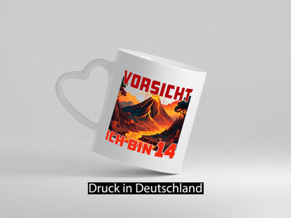 14. Geburtstag | 14 Jahre Vulkanausbruch Vulkan Geschenkidee Humor Tasse