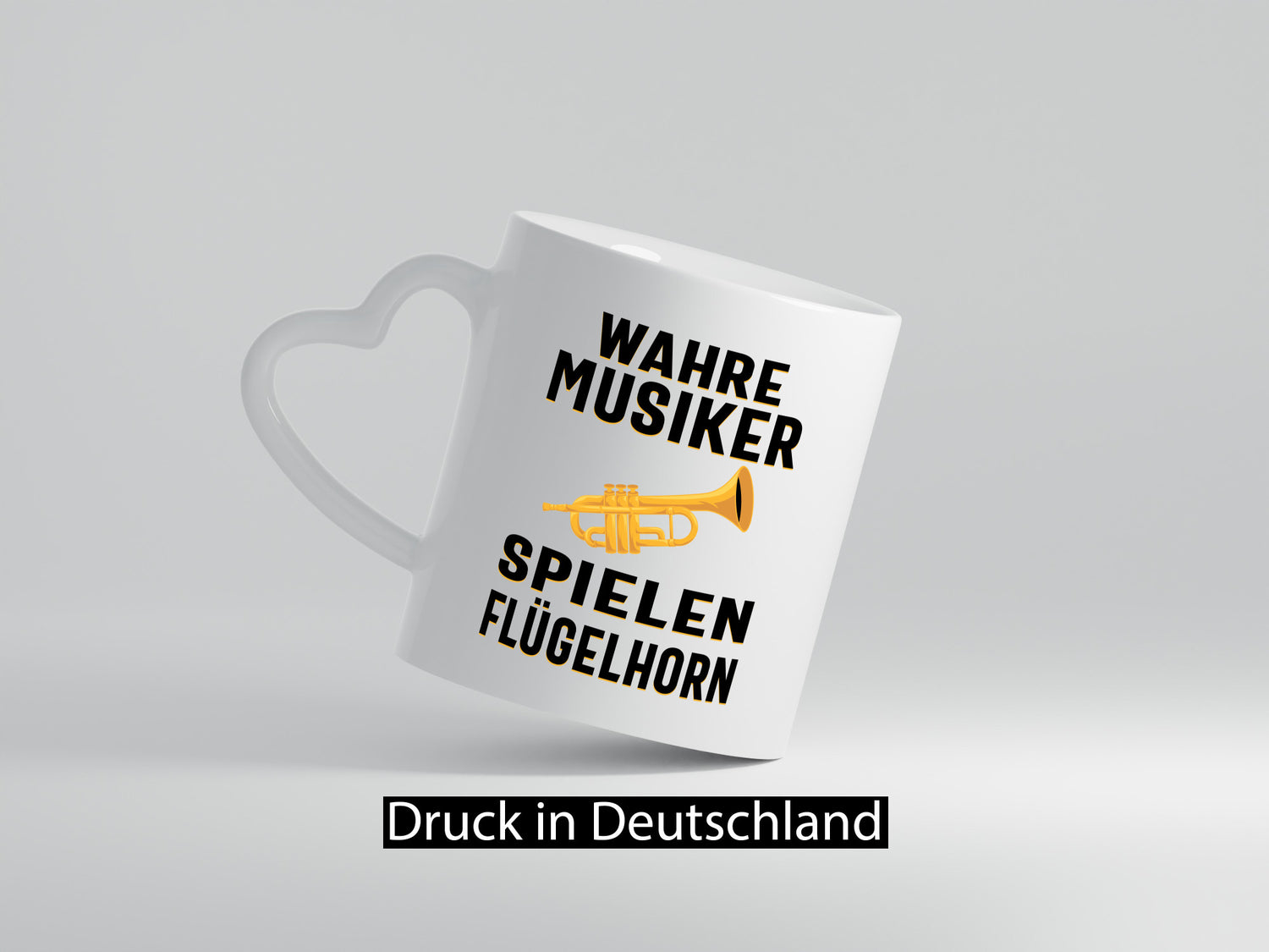 Wahre Musiker spielen Flügelhorn | Trompete Geschenk Humor Geschenkidee