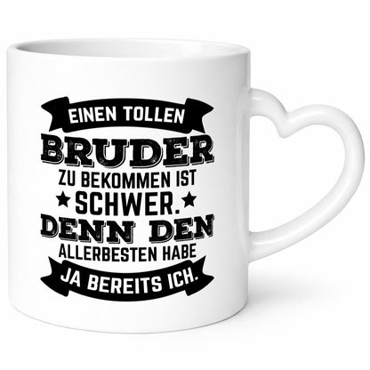Allerbester Bruder | Geschwister Tasse schöner Spruch lustiger Geschenk Humor
