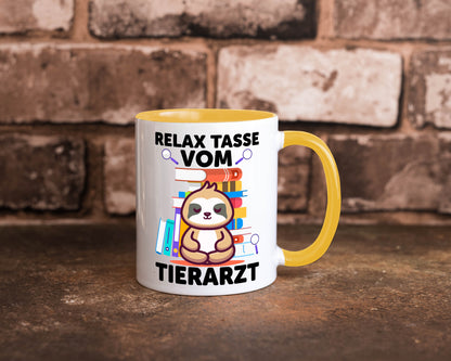 Relax Tasse: Tierarzt | Tiermedizin Mediziner Geschenkidee Tierliebhaber Humor