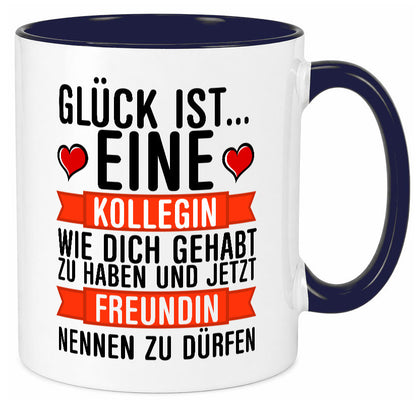 Kollegen Freundin | Arbeitskollegin Lieblingsfreundin lustiger Spruch Geschenk Tasse