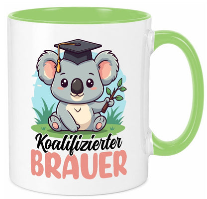 Koalifizierter Brauer | Bier Brauerei lustig Humor Geschenkidee Geschenk Tasse