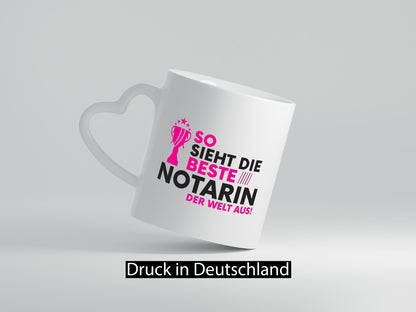 Die Weltbeste Notarin | Juristin lustig Humor Geschenkidee Geschenk Tasse