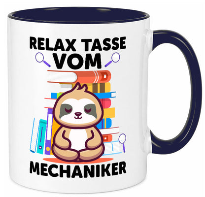 Relax Tasse: Mechaniker | KFZ Werkstatt lustig Humor Geschenkidee Geschenk Tasse