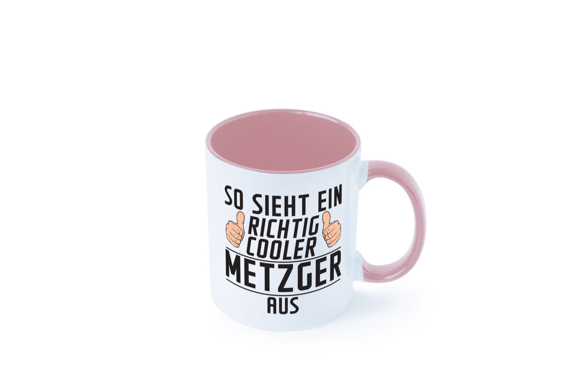 Richtig Cooler Metzger | Fleischer Metzgerei Geschenk Humor Geschenkidee Tasse