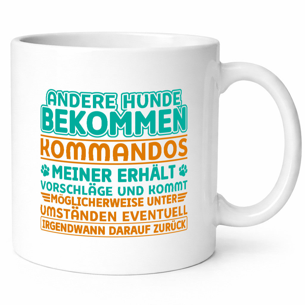 Hunde Training | Hundebesitzer Tasse Hundekommando vl10 Geschenk Tierliebhaber