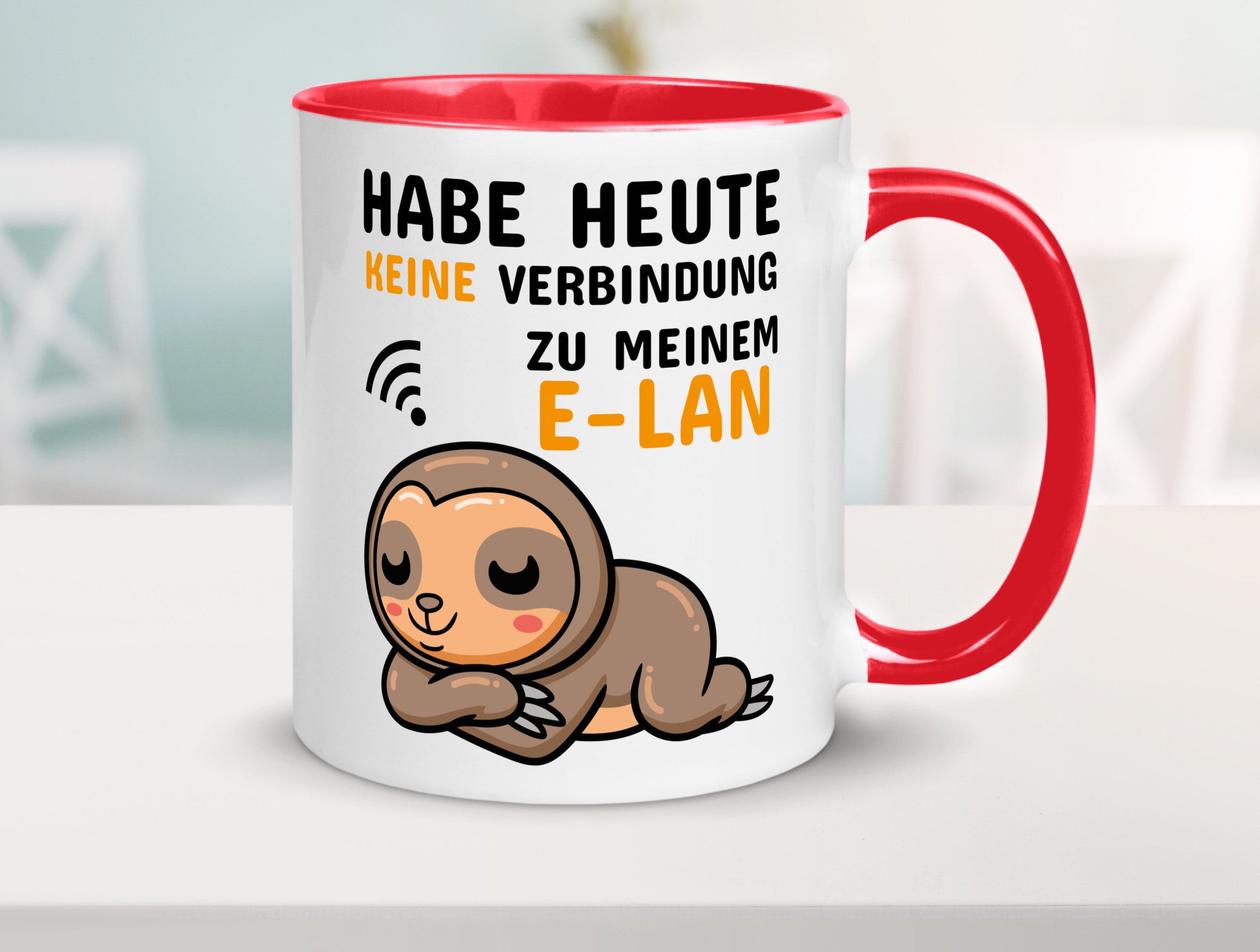 Keine Verbindung lustig Humor Geschenkidee Geschenk Tasse