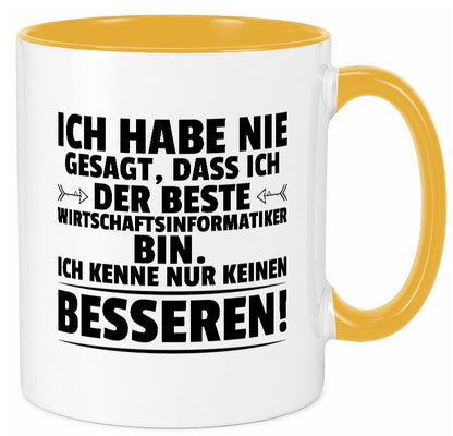 Der Beste Wirtschaftsinformatiker | Wirtschaft Informatik lustig Humor Tasse