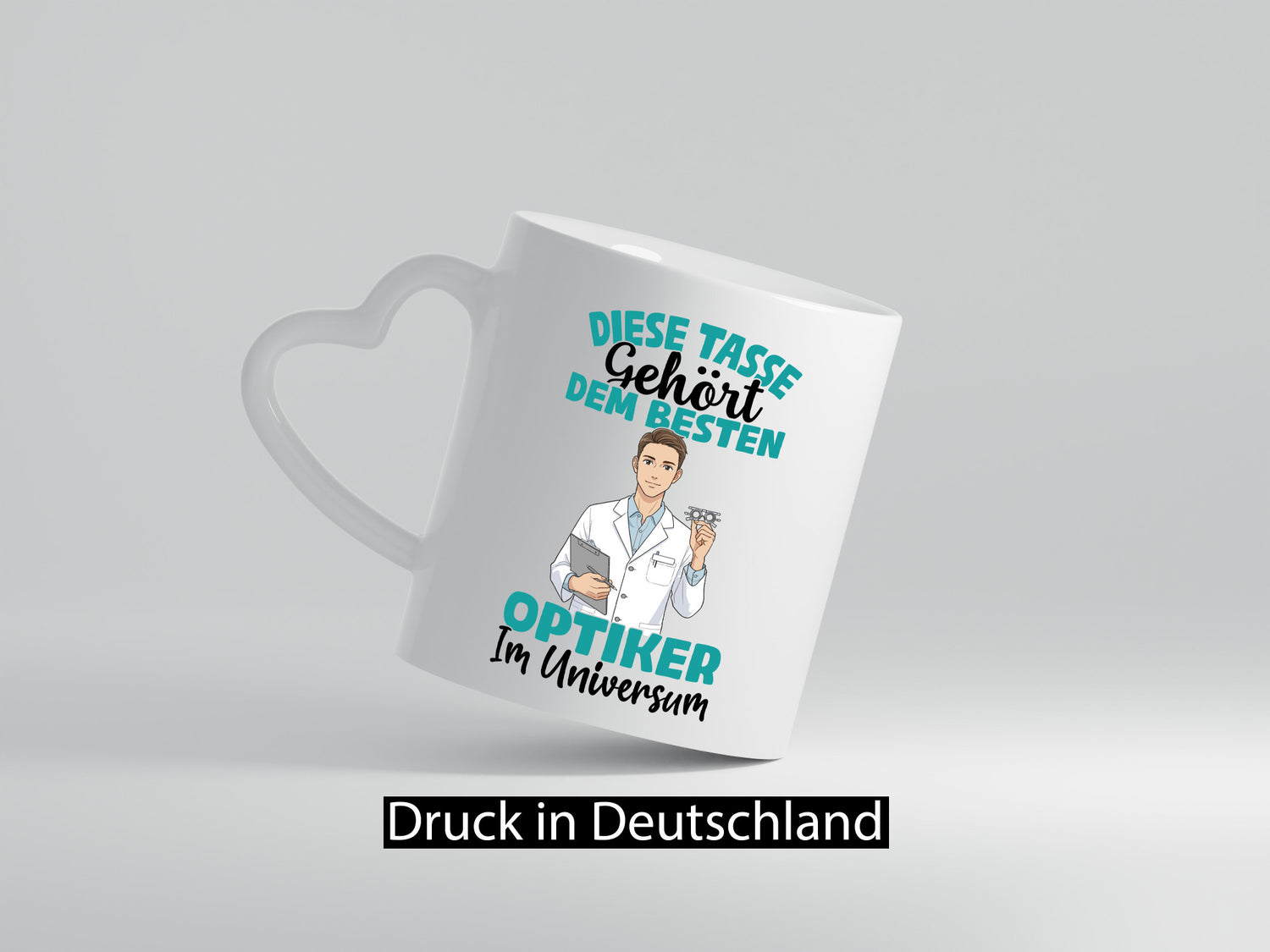 Im Universum: Optiker | Augenoptiker lustiger Spruch Geschenk Humor